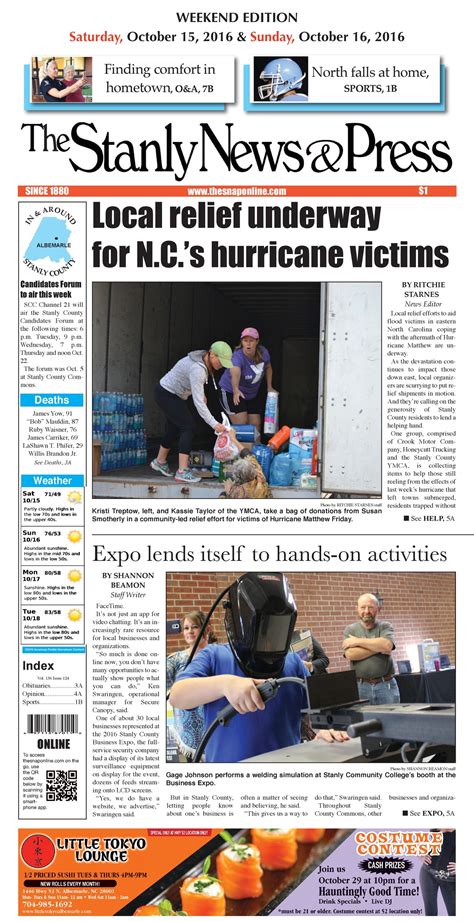 Stanly news and press - The Stanly News & Press is a newspaper that covers news, sports, opinion and more in Stanly County, North Carolina. Find the latest stories on homicides, …